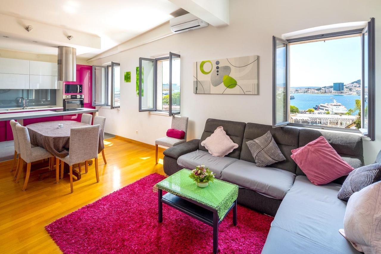 Luxury Apartment Olavia Rooftop Terrace & Seaview Split Exterior foto