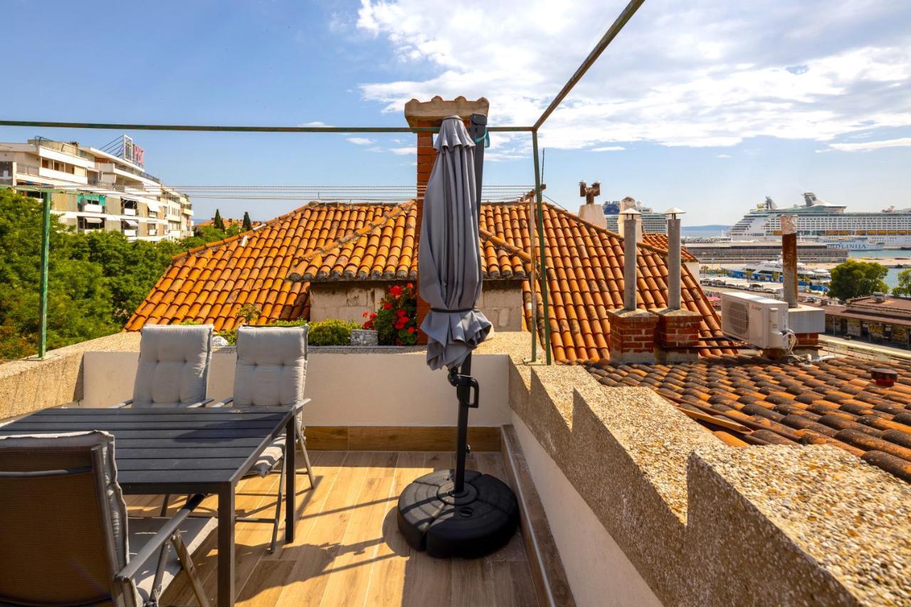 Luxury Apartment Olavia Rooftop Terrace & Seaview Split Exterior foto